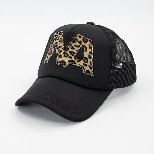 cheetah trucker hat