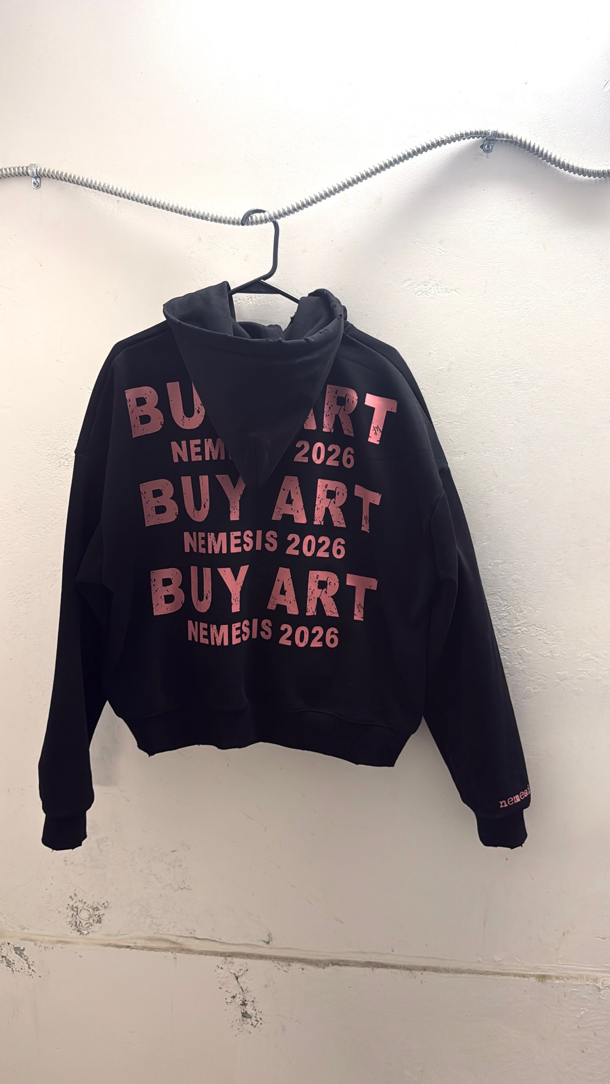"BUY ART" Zipup